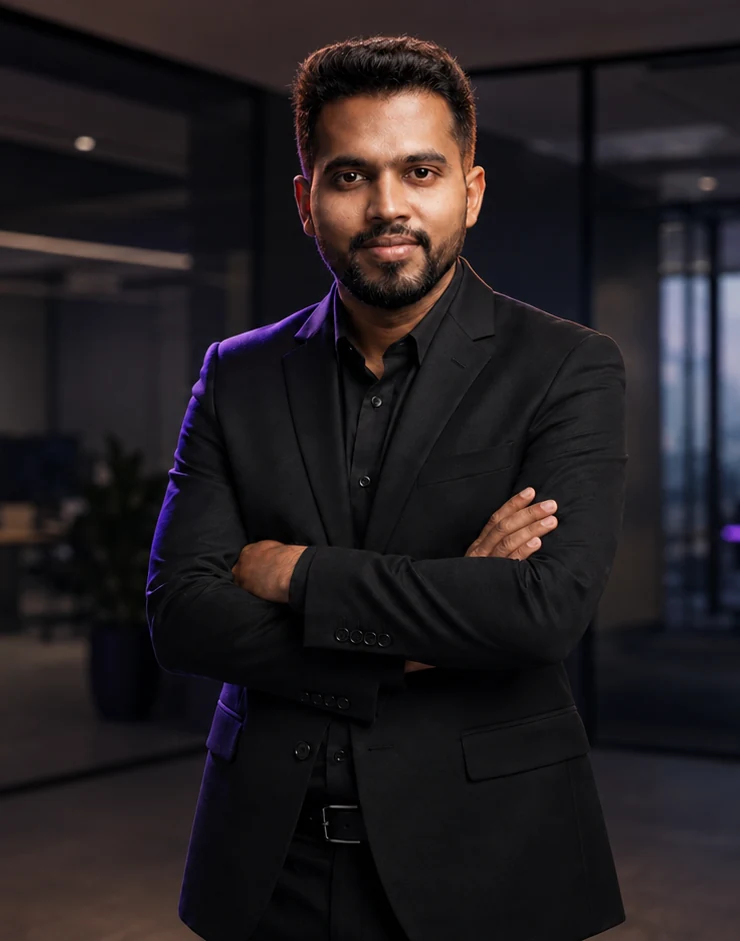 Deepan Kanz, founder of Static Savvy Media, who leads strategy for Trichy clients